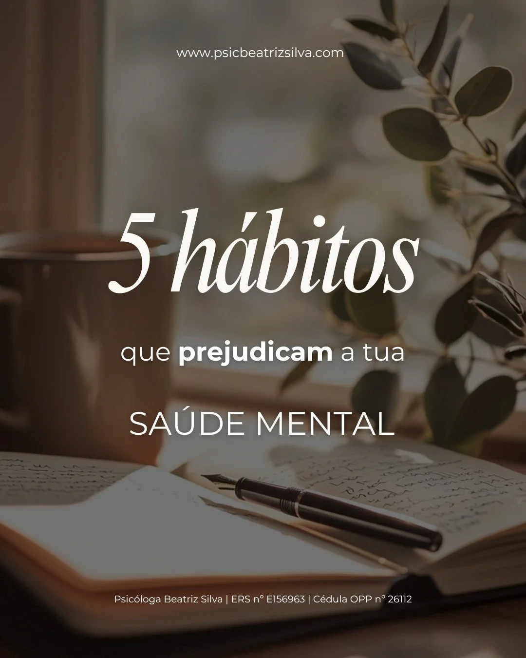 🧠 Todos temos hábitos que, sem percebermos, vão fragilizando a nossa saúde mental.
Às vezes não é o “grande problema” que pesa, mas o somatório das pequenas coisas que ignoramos.
💭 Vive