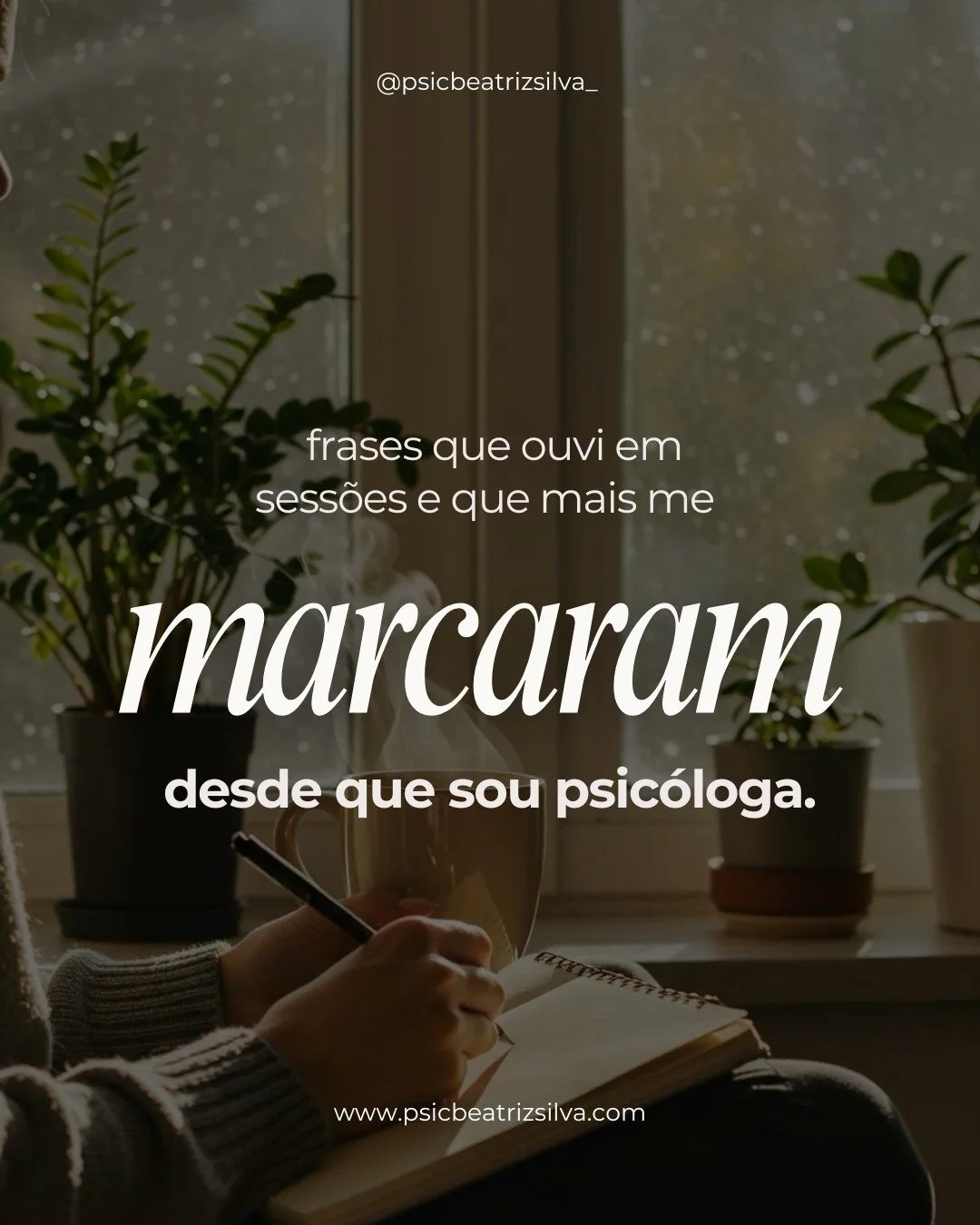 ✨ H&aacute; frases que ficam connosco para sempre.

🌿 Algumas delas ouvi-as em sess&atilde;o, ditas em momento de honestidade profunda, vulnerabilidade e coragem. S&atilde;o frases que revelam hist&oacute;rias, dores antigas, sentimentos escondidos,