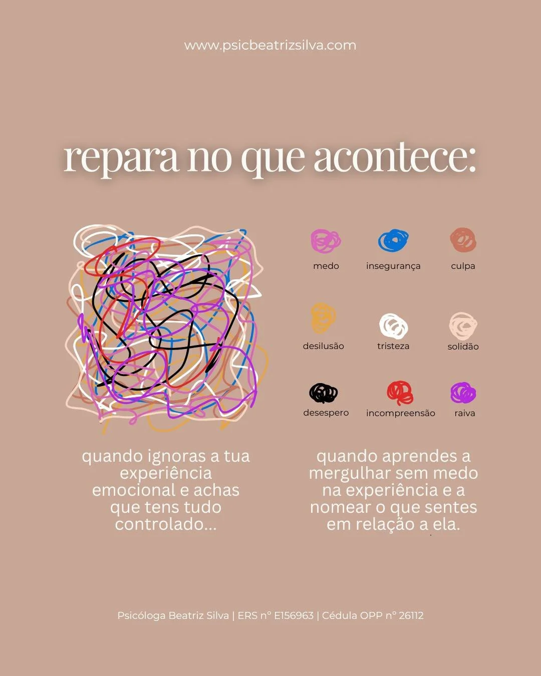 👉🏻 Provavelmente j&aacute; ouviste: "n&atilde;o penses nisso"; "esquece, falar disso s&oacute; te faz sentir pior", quando tentas falar com algu&eacute;m sobre como te est&aacute;s a sentir.

🌱 Existe um mito comum que te leva 