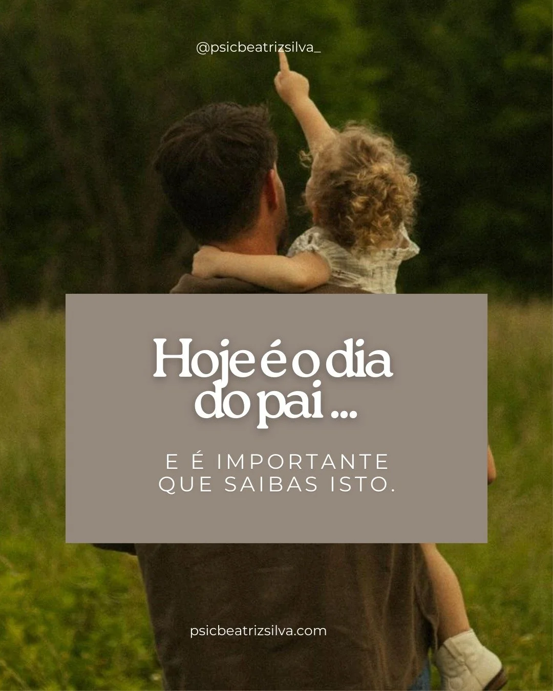 O objetivo deste post n&atilde;o &eacute; dizer-te como &ldquo;devias&rdquo; sentir-te hoje, mas abrir espa&ccedil;o para aquilo que j&aacute; est&aacute;s a sentir. 

Se este dia te traz mem&oacute;rias bonitas, que as possas reviver. Se te traz emo