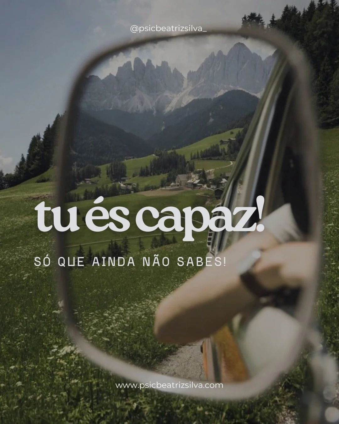 Tu &eacute;s capaz! Mesmo que ainda n&atilde;o saibas exatamente como chegar l&aacute;. A mudan&ccedil;a nem sempre come&ccedil;a com clareza; muitas vezes come&ccedil;a com um pedido de ajuda, com a coragem de reconhecer que sozinho(a) pode estar a 