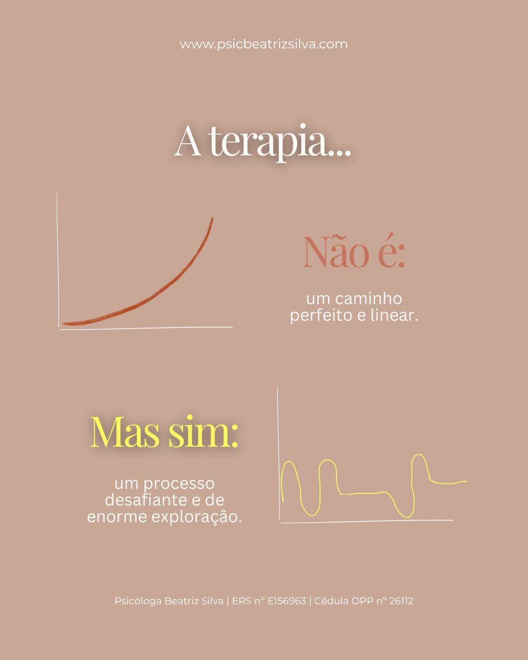 H&aacute; uma ideia muito comum sobre a terapia: a de que &eacute; um caminho sempre progressivo, l&oacute;gico e &ldquo;de avan&ccedil;o".

Mas, na pr&aacute;tica, em sess&atilde;o, o processo raramente &eacute; assim.

H&aacute; avan&ccedil;os