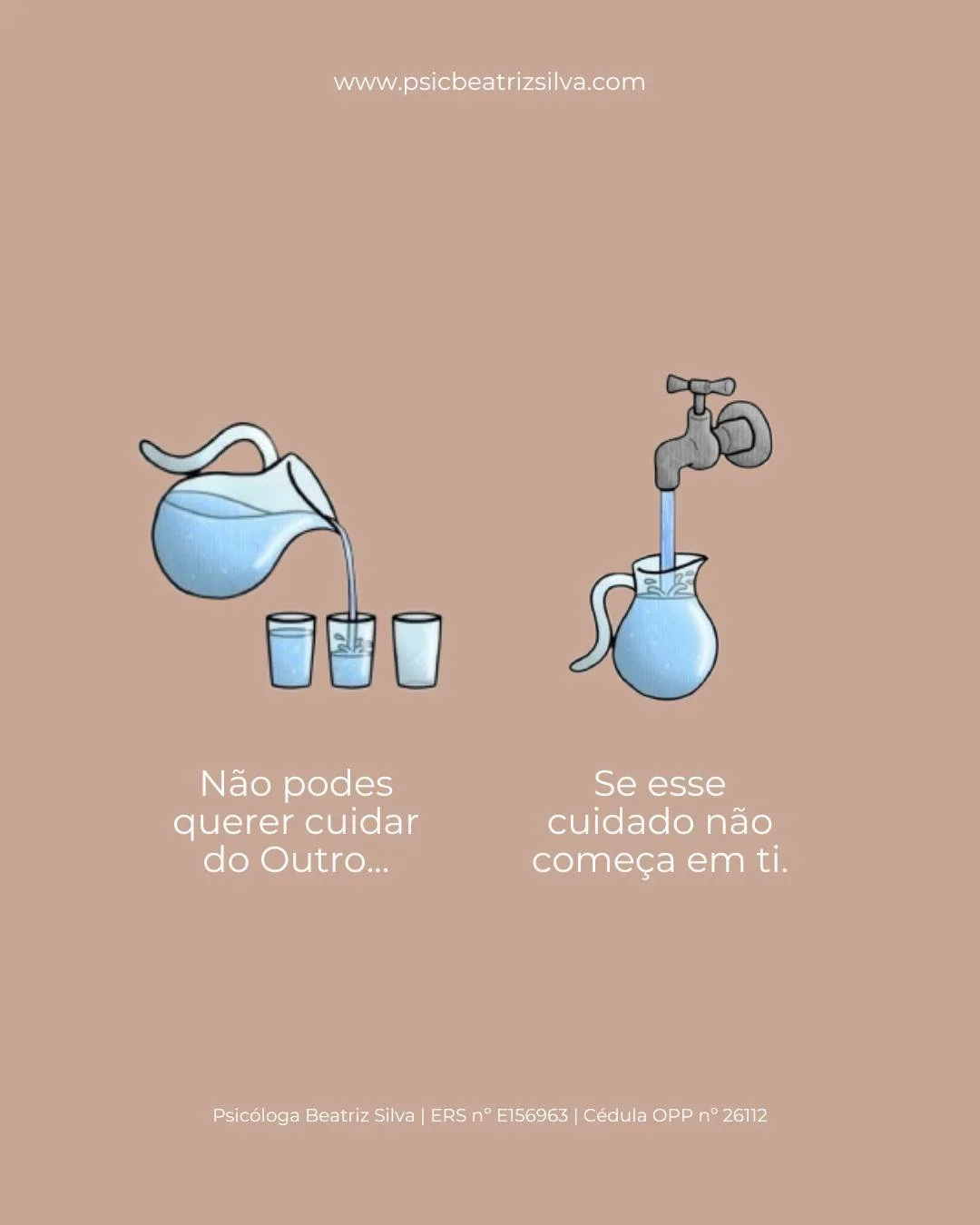 H&aacute; uma ideia muito enraizada de que cuidar do outro vem primeiro. E que, se assim n&atilde;o for, somos ego&iacute;stas.

Mas a verdade &eacute; que, quando te esqueces de ti, esse cuidado deixa de ser sustent&aacute;vel.

N&atilde;o &eacute; 