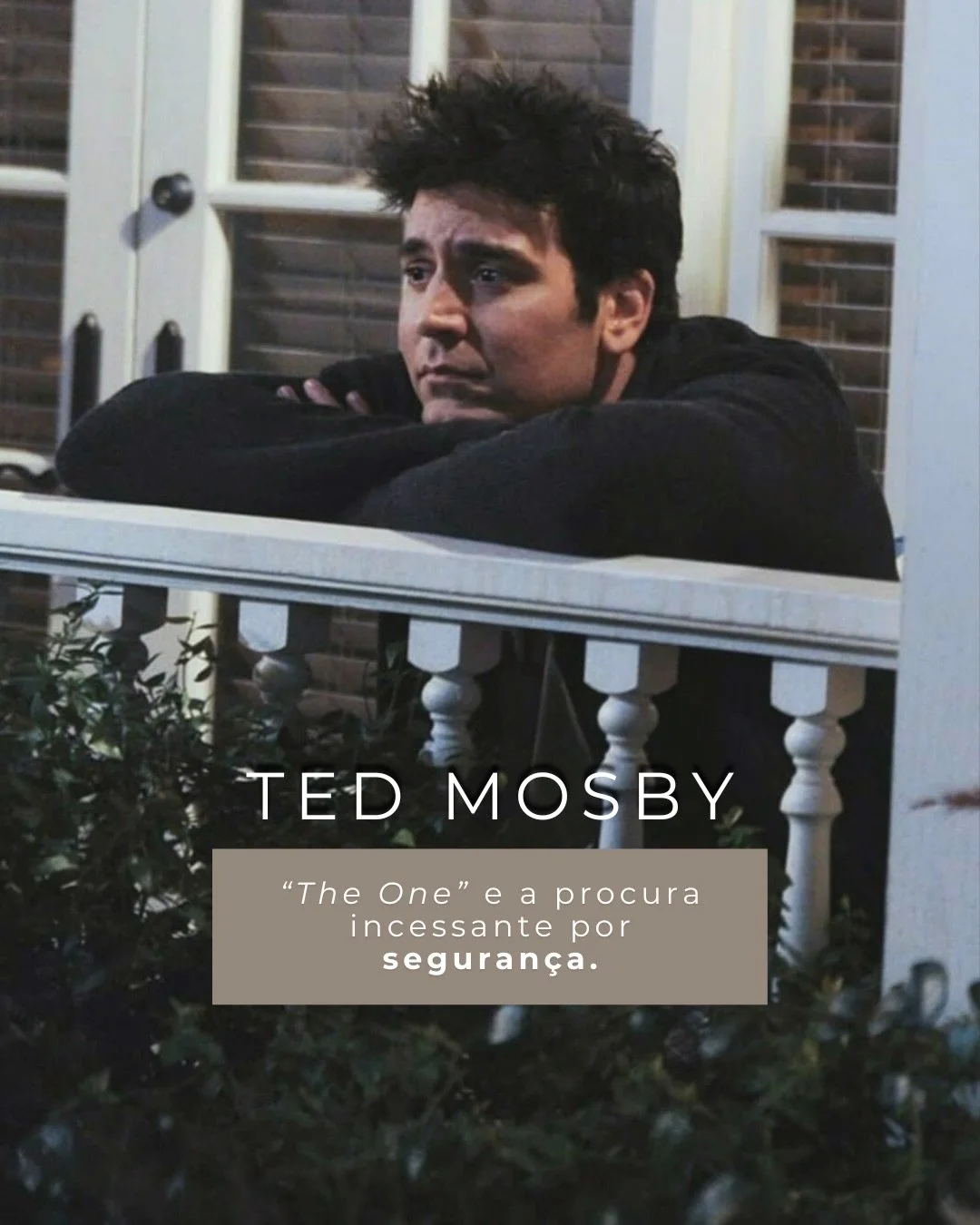 Se te identificas com o Ted: mergulhando de cabe&ccedil;a no amor, mas sempre com aquele medo de "e se for a &uacute;ltima oportunidade?", este post &eacute; para ti.

Imagina: encontras algu&eacute;m compat&iacute;vel como a Victoria (que 