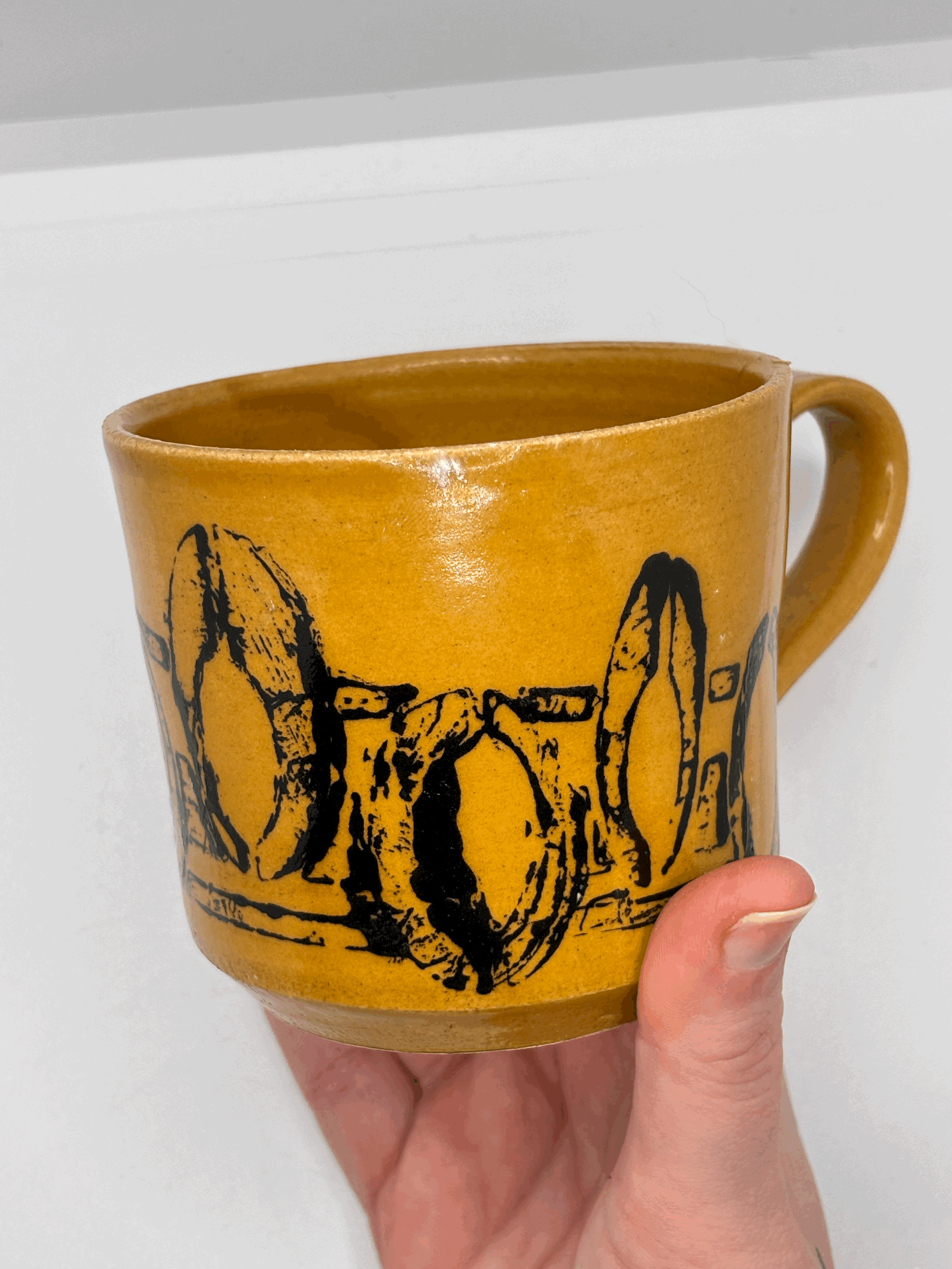 Ink Print 70's Mug