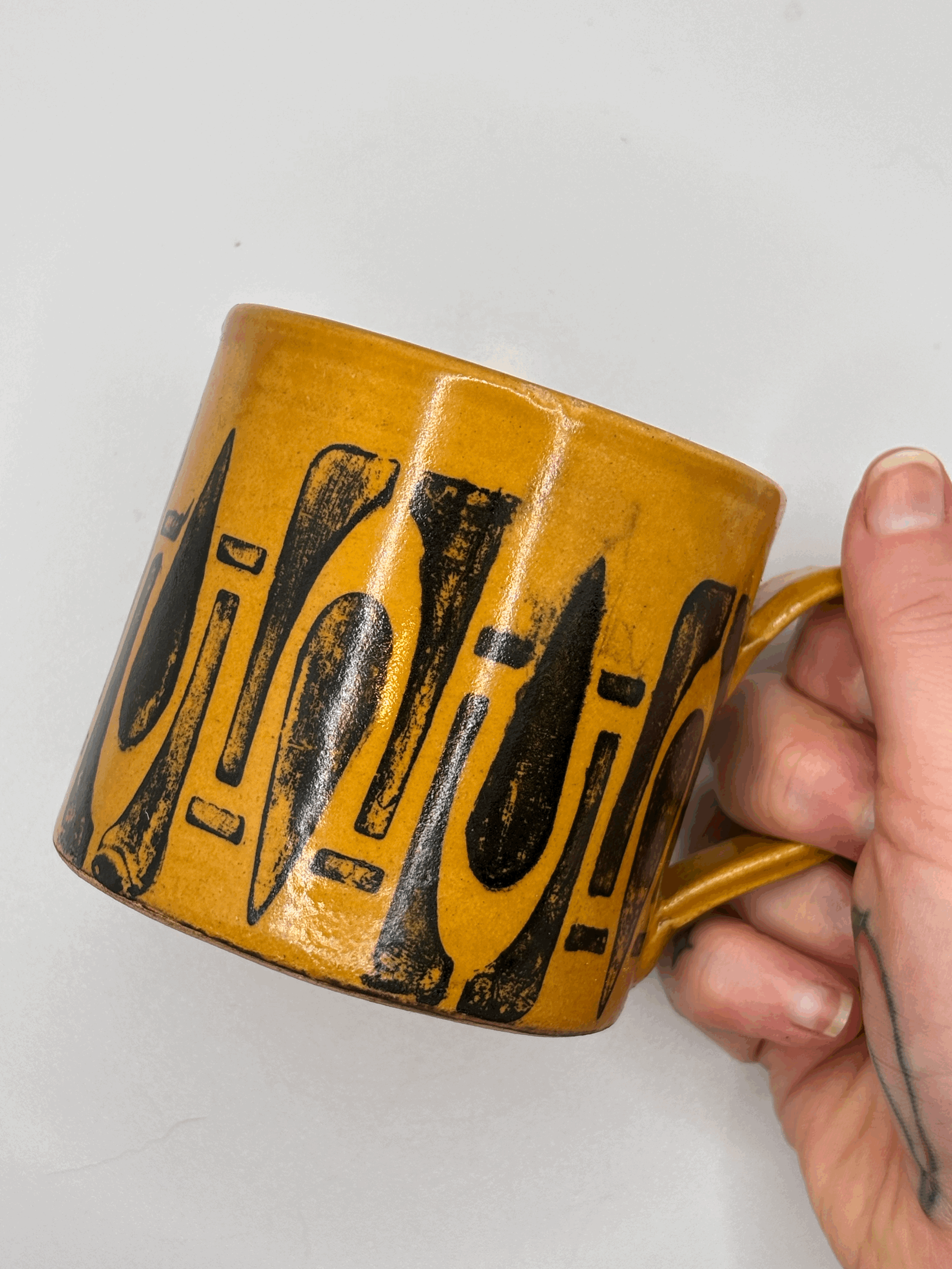Ink Print 70's Mug
