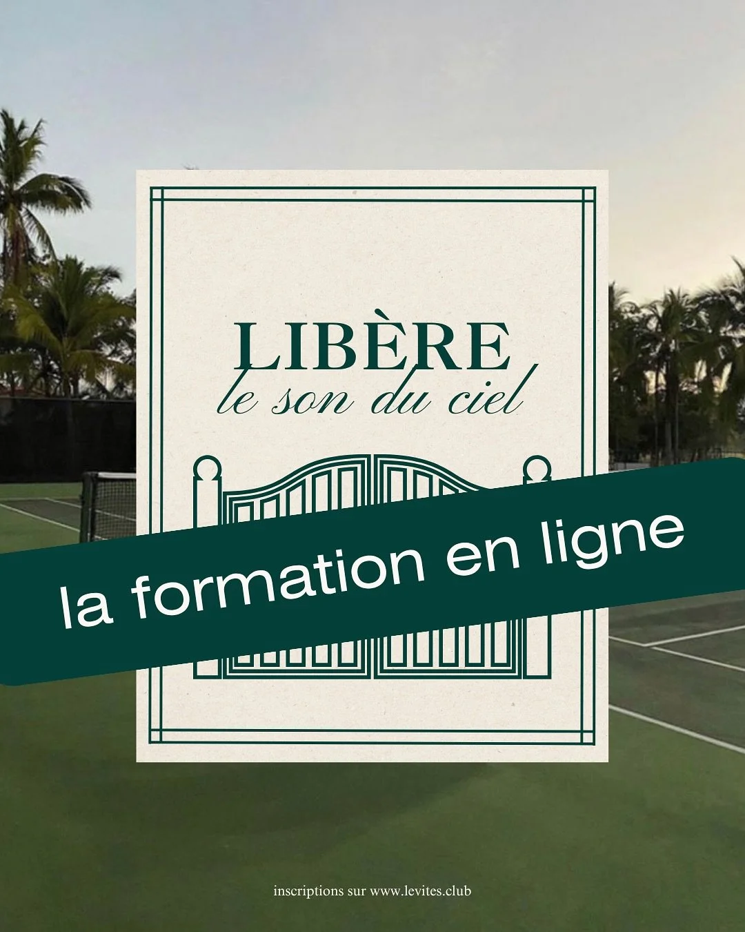 🎉 C&rsquo;EST OUVERT ! 🎶
Apr&egrave;s des mois de pri&egrave;re, de pr&eacute;paration et de travail, nous sommes honor&eacute;s de te pr&eacute;senter notre toute premi&egrave;re formation en ligne : Lib&egrave;re le son du ciel.

Un parcours sur 