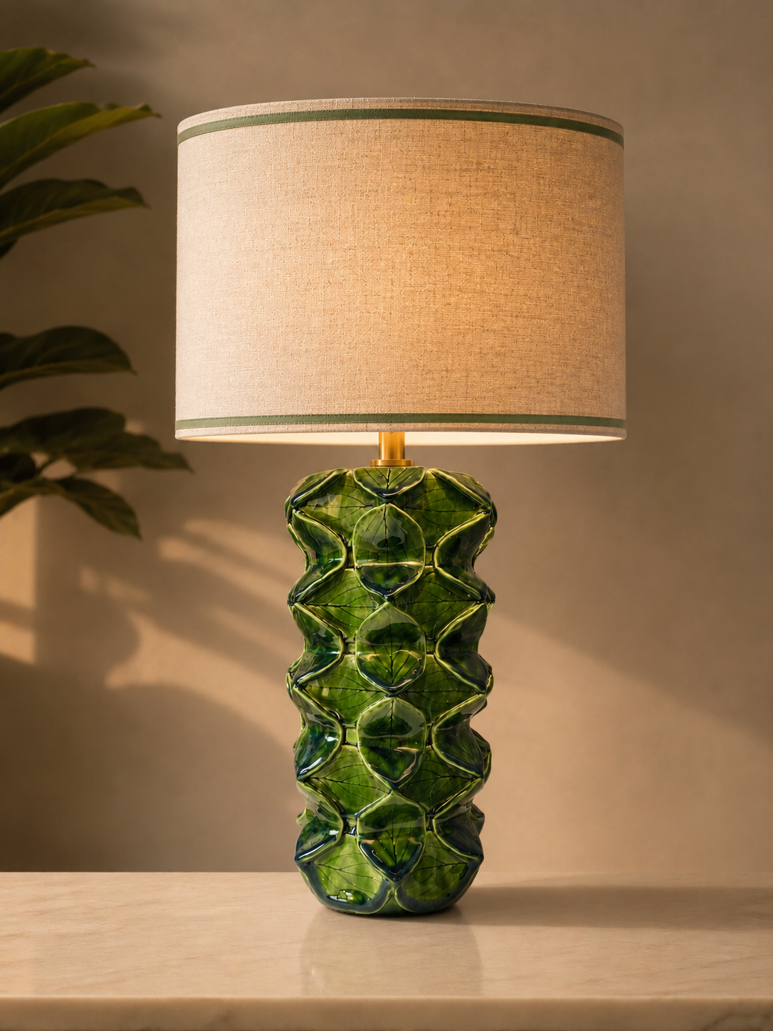 Fractal lamp. 
Dimensions : env.22cm H, env.32cm H, env.42cm H