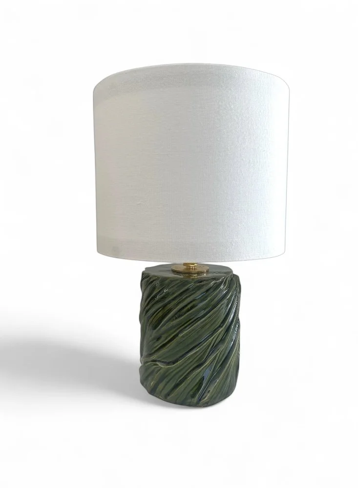 Ribgrass Draped Lamp