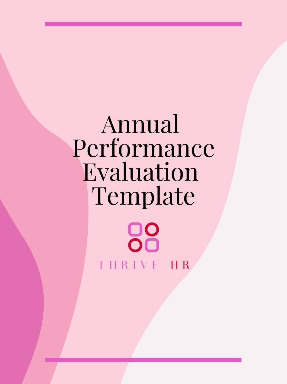 Annual Performance Evaluation Template