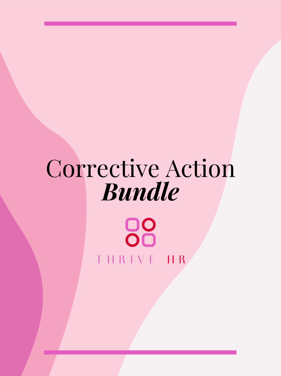 Corrective Action Bundle