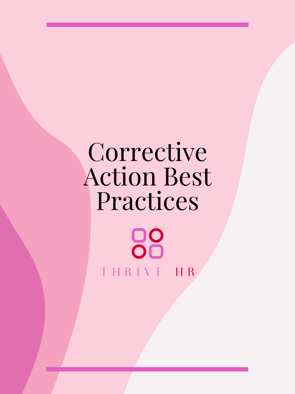 Corrective Action Best Practices