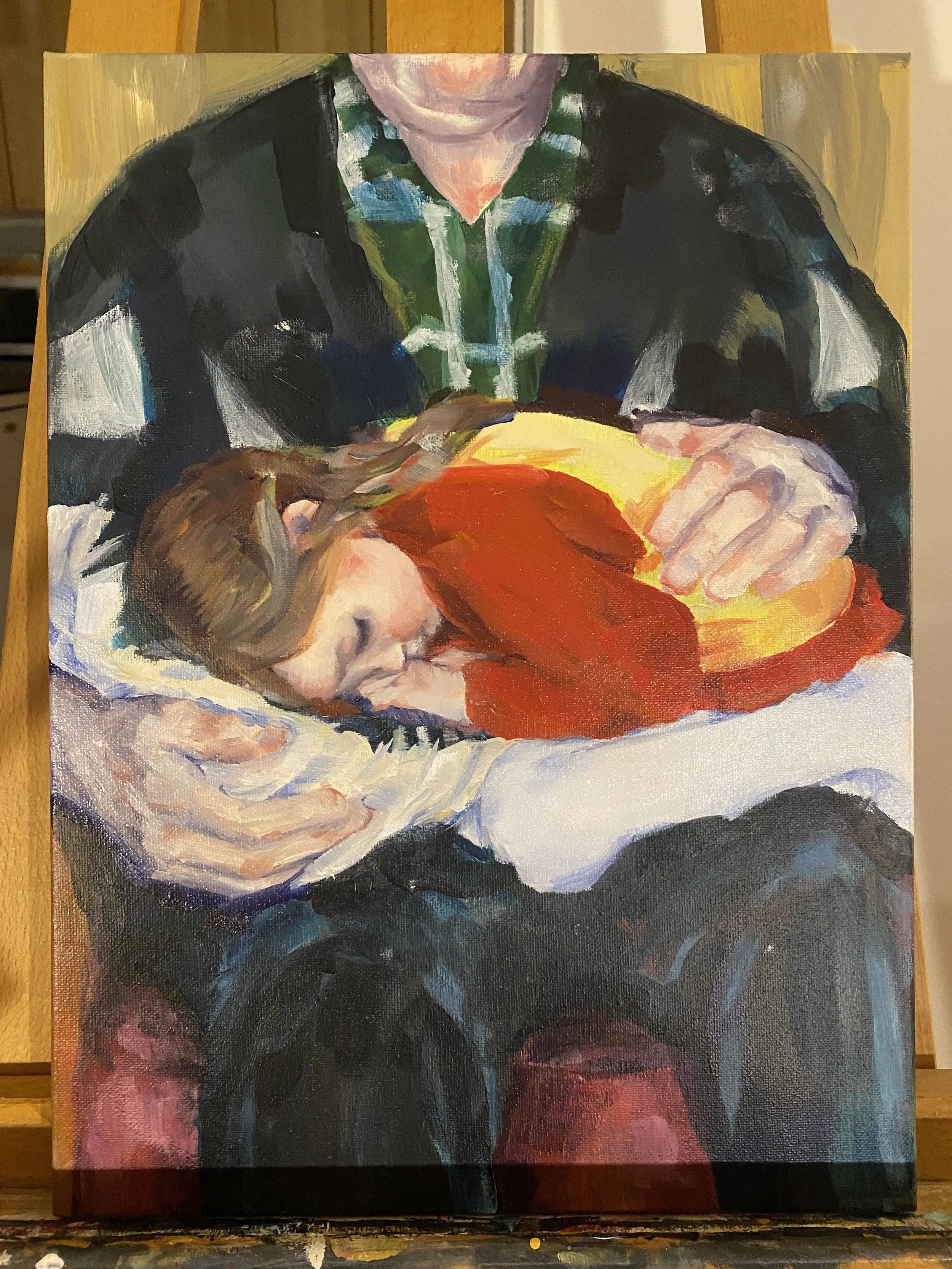 Bestefar (2024)
Olje på lerret
30x40