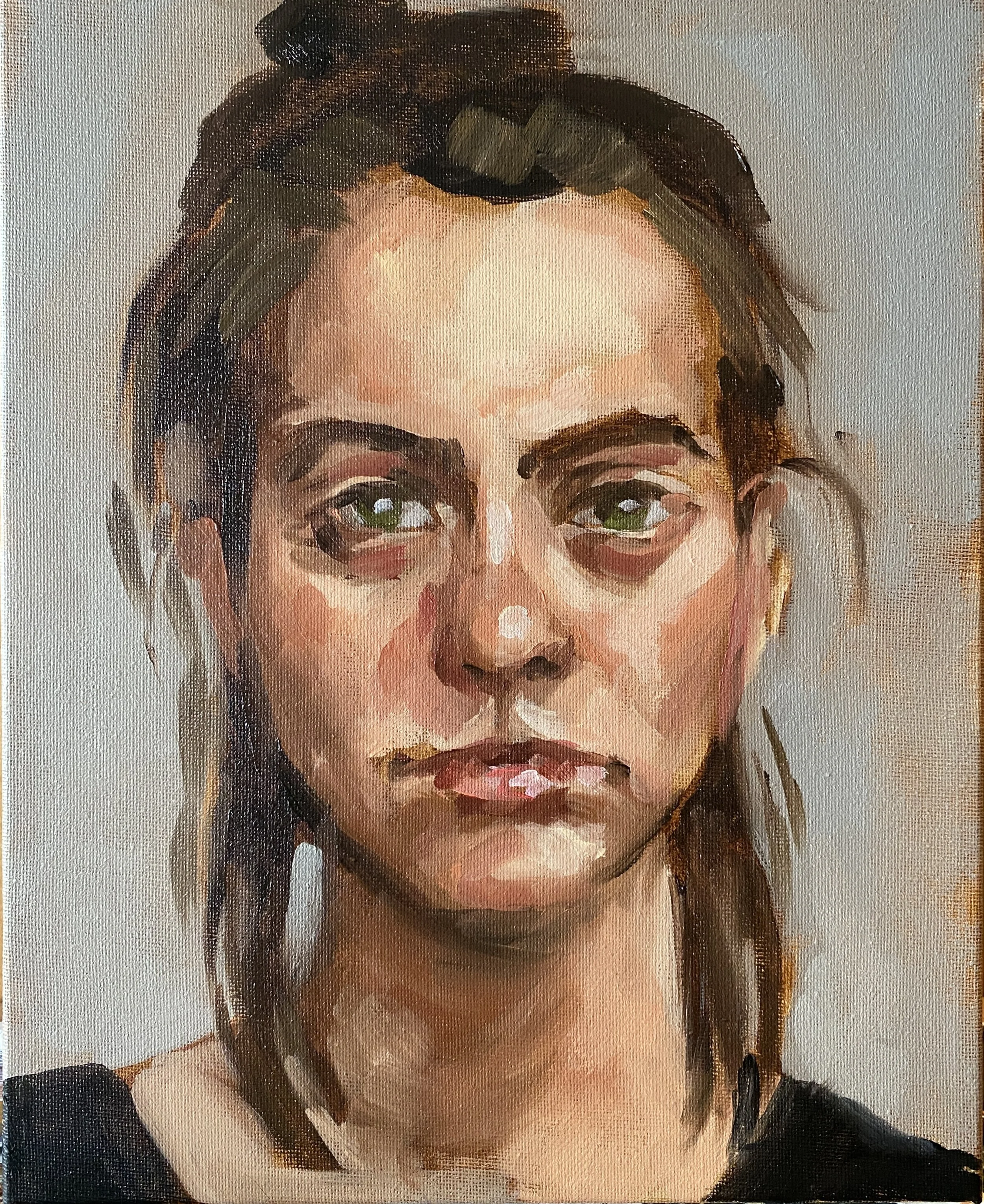 Uten tittel/Selvportrett (2026)
Olje på lerret
24x30