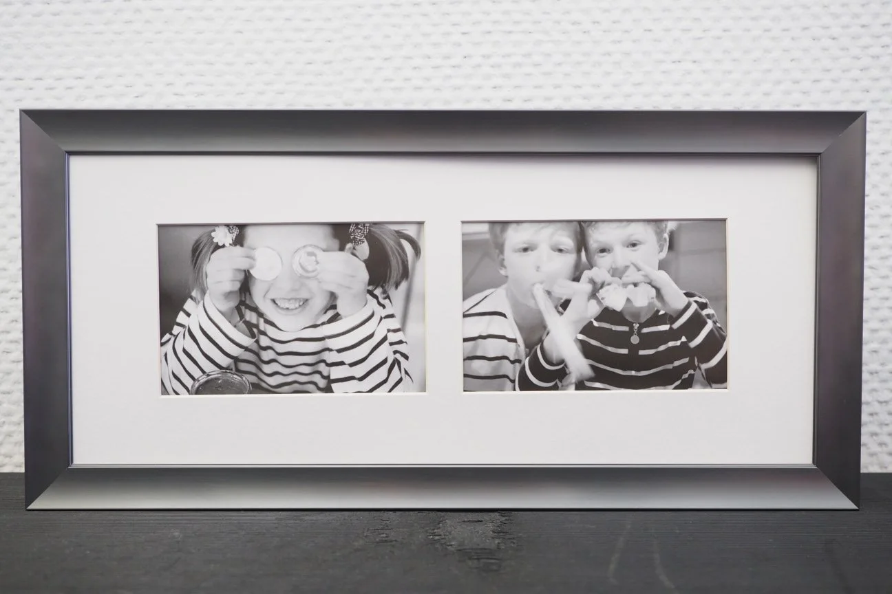 Fotolijst | 2 Luik Antraciet- S021N1