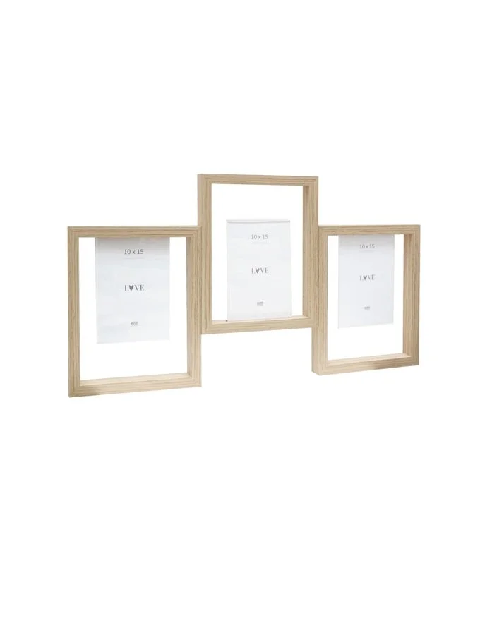 Fotolijst | 3 luik hout- S68UB3 P3