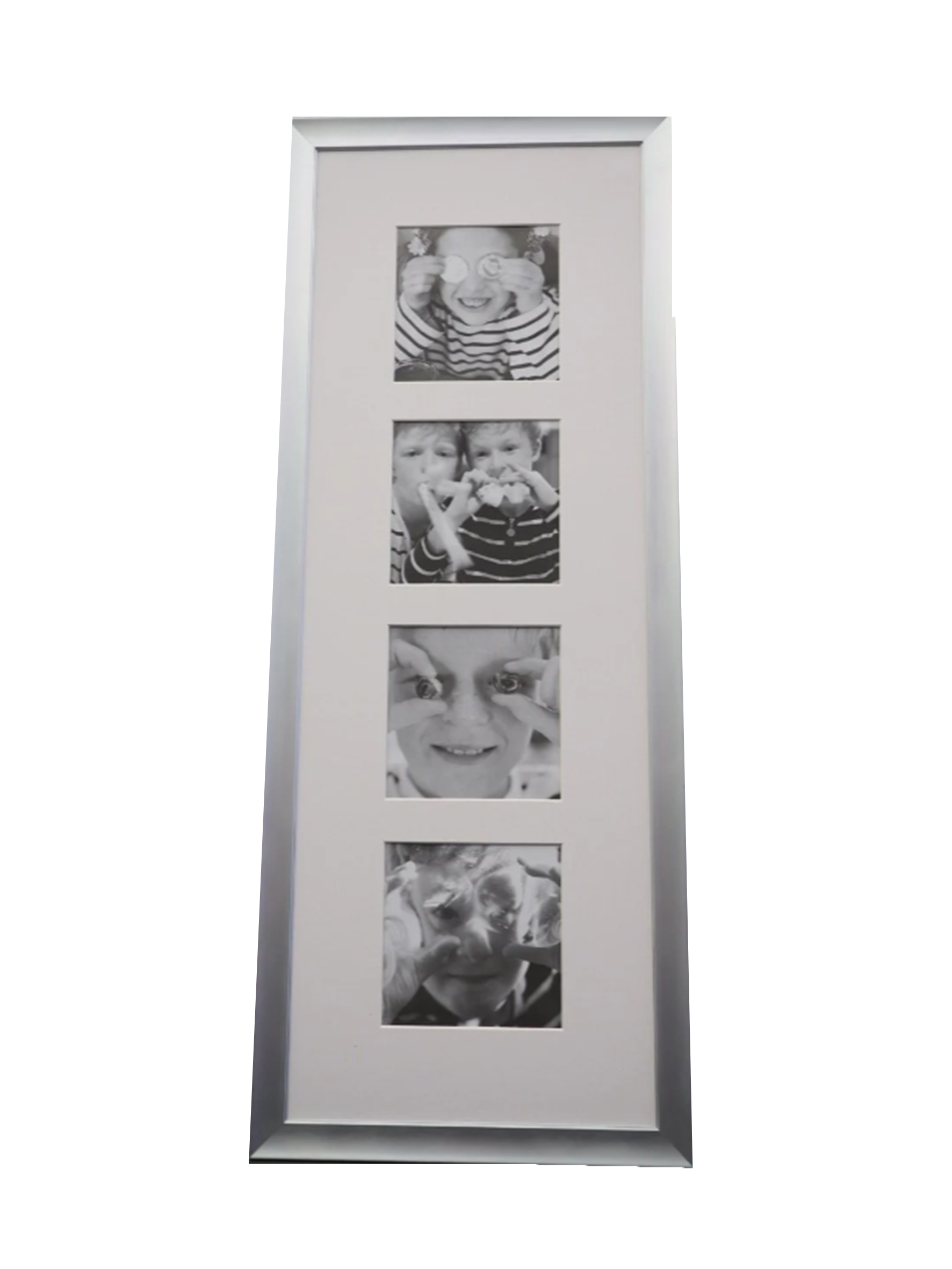 Fotolijst | 4 Luik zilver- S021P8