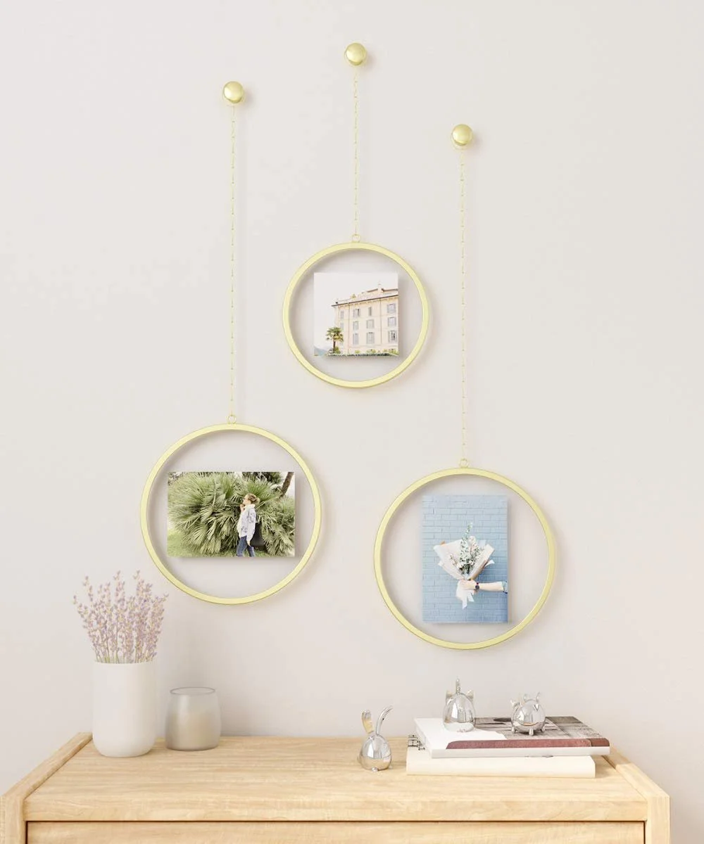 Fotolijst | Set van 3 | Goud | Photochain