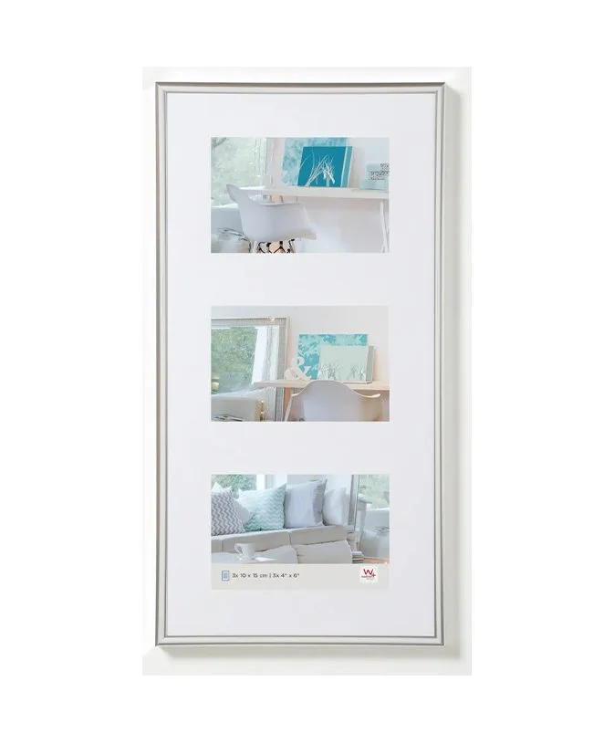 Fotolijst | Zilver 3 luik Staal- KV315 S