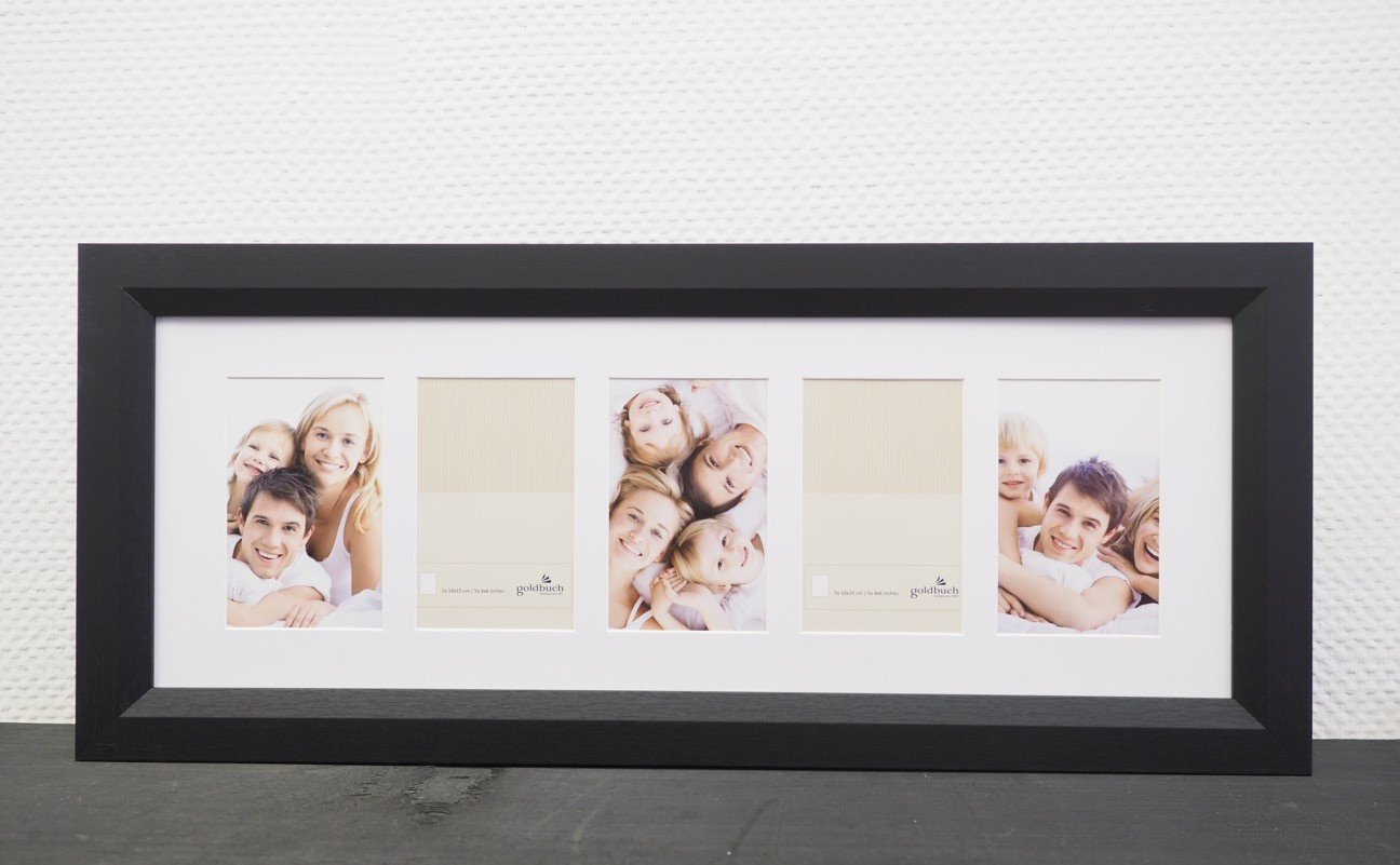 Fotolijst | 5 Luik Zwart- Milano