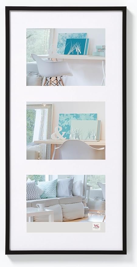 Fotolijst | 3 luik Zwart- KV515D