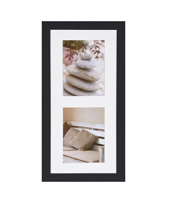 Fotolijst | 2 luik donker grijs - Driftwood Gallery