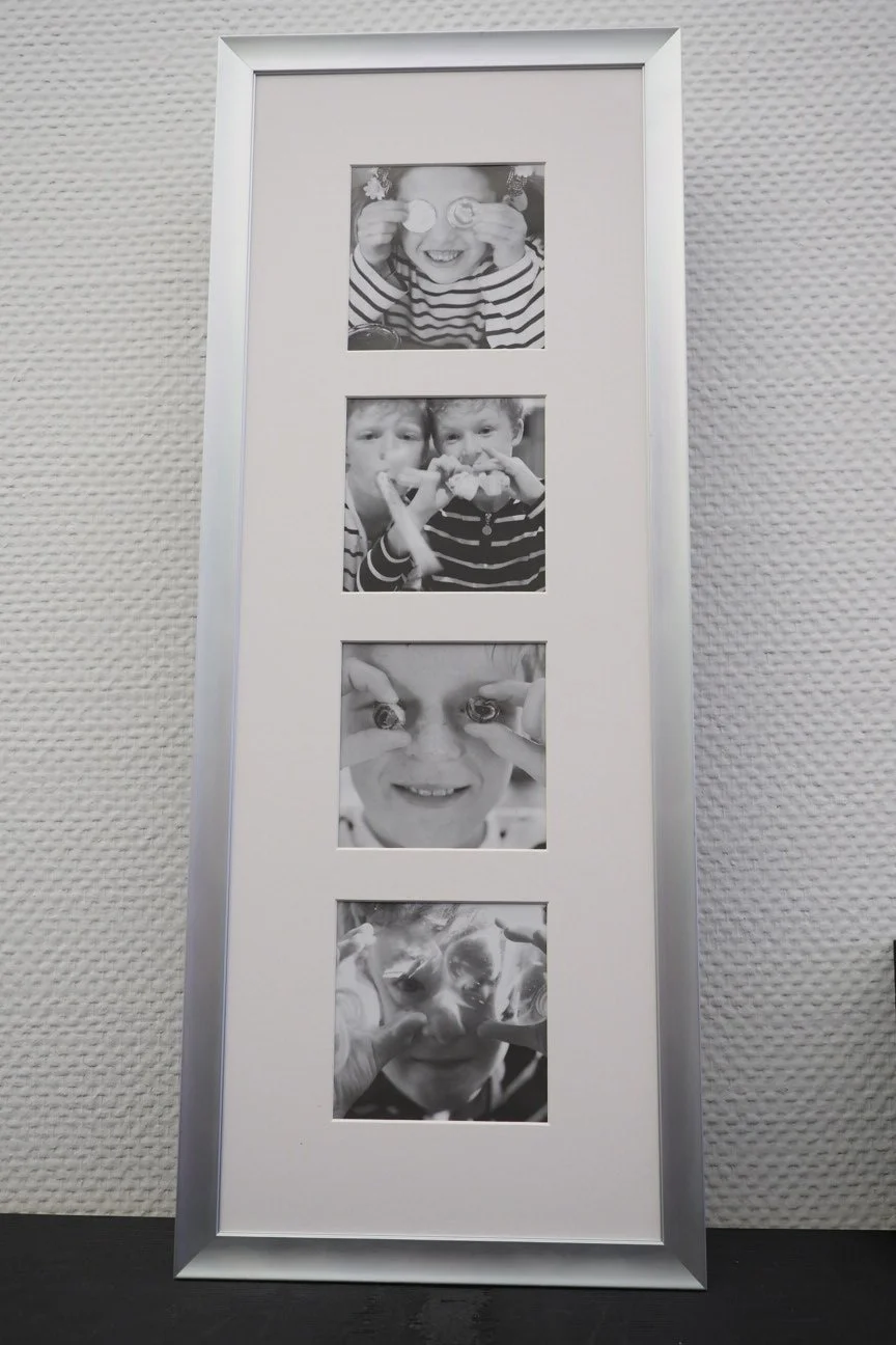 Fotolijst | 4 Luik zilver- S021P8