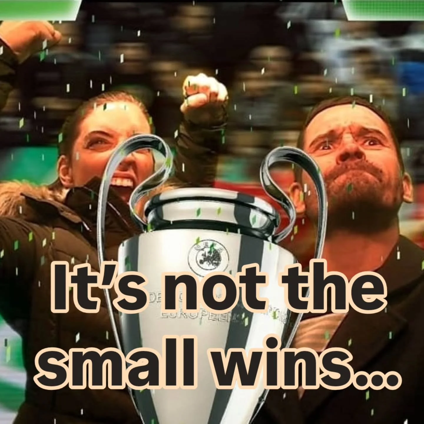 We&rsquo;re told to &ldquo;celebrate the small wins&rdquo; but honestly, calling them small I believe, almost belittles them.

When you&rsquo;re in a tough place, every single thing you manage to do is a win. Getting up, getting dressed, eating, taki