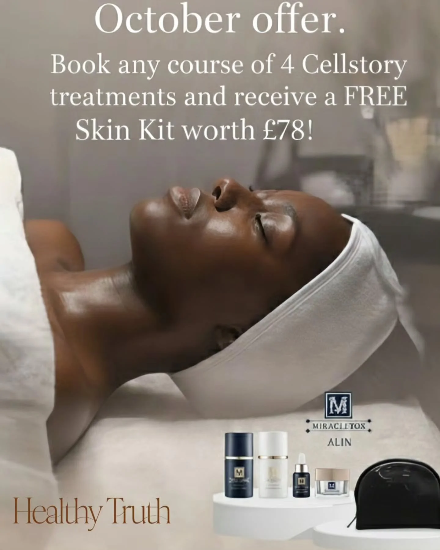 October Skin Renewal Offer

Cellstory isn&rsquo;t just another facial. It works on a deeper level to restore the skin&rsquo;s natural function while helping to tackle the root causes of concerns like dryness, dullness and breakouts, rather than just 