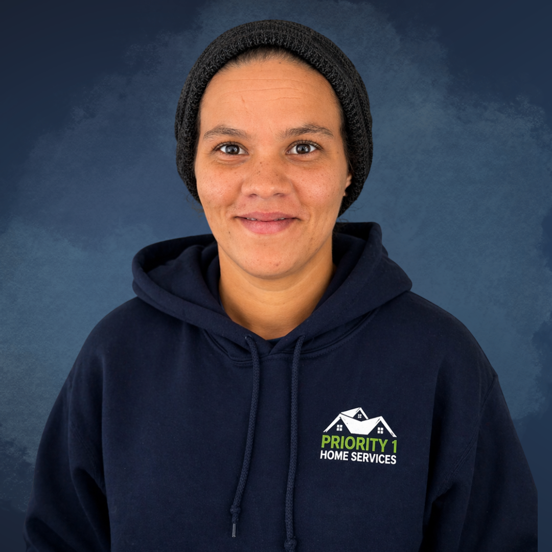 Gwen, Crew Member with Priority 1 Home Services