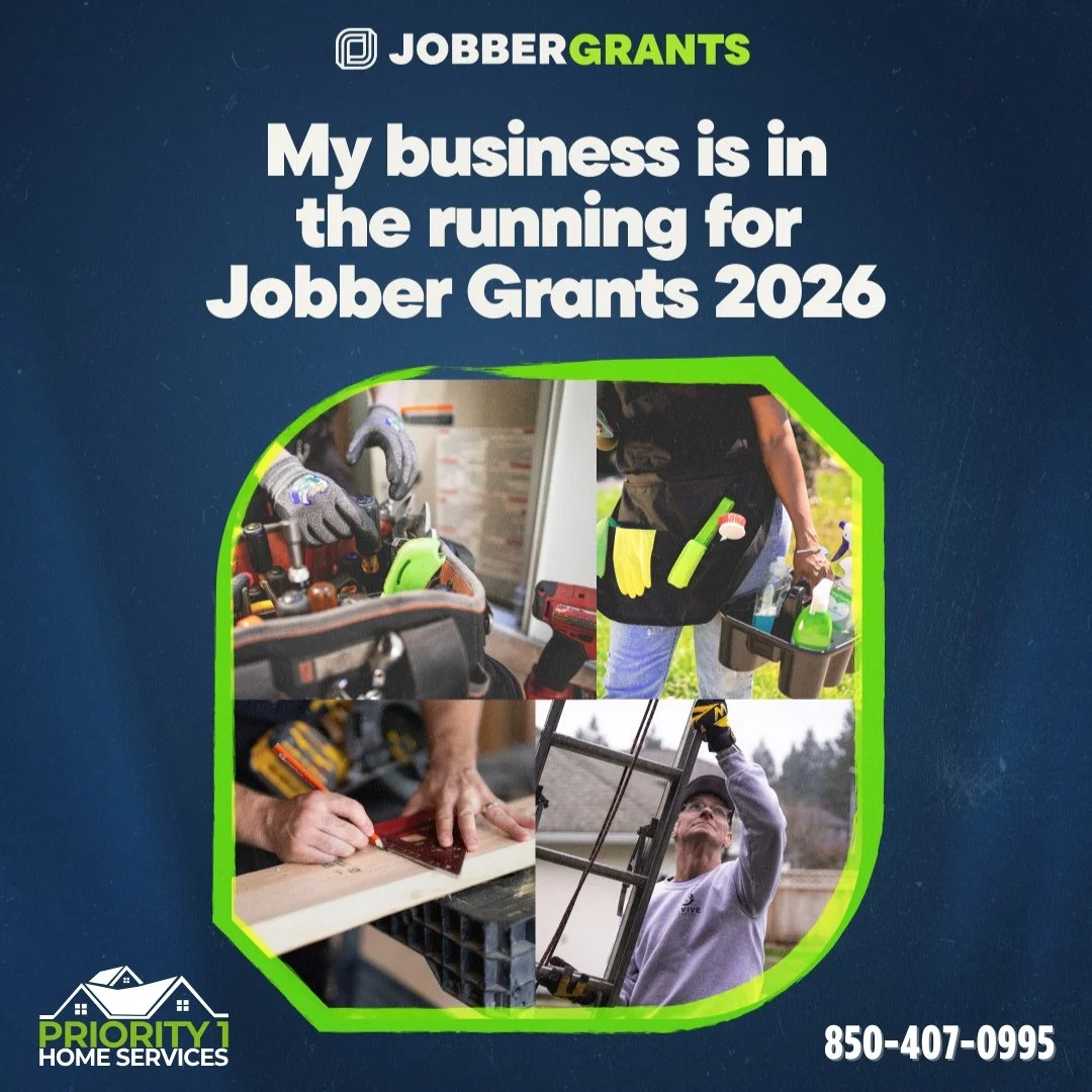 Priority 1 Home Services advancing to the next round of the Jobber Grant program