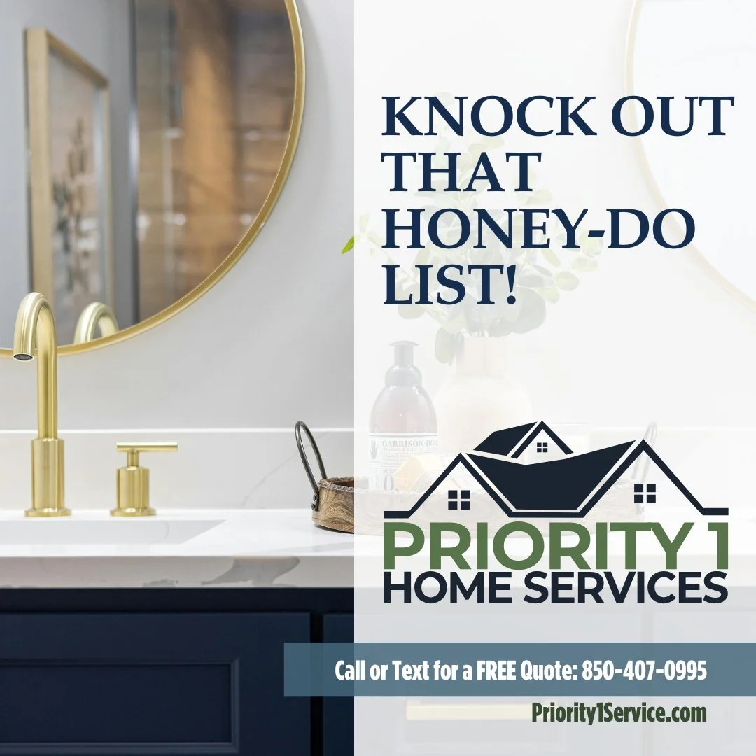 Knock Out that Honey-Do List with Priority 1 Home Services!