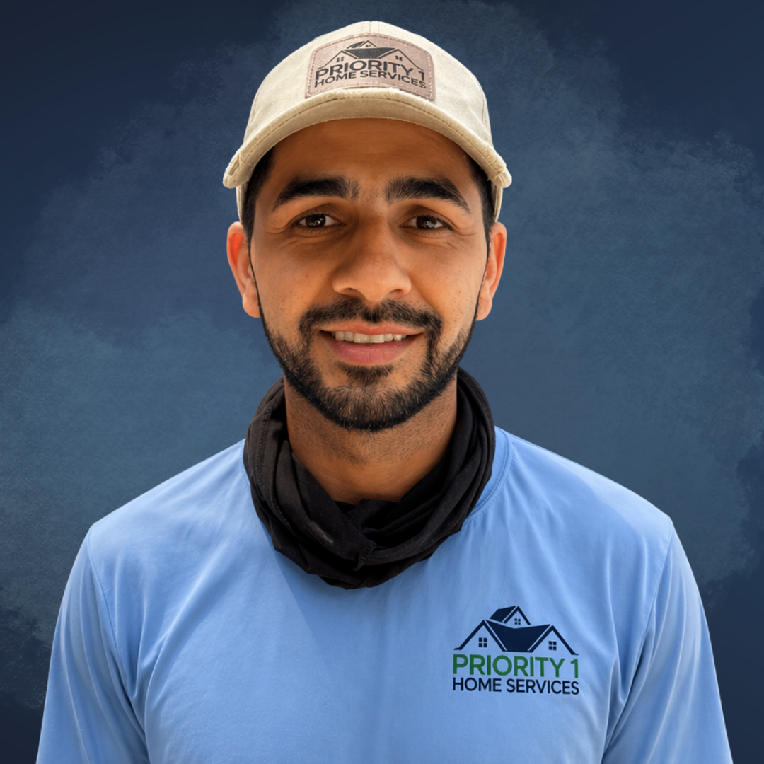 Emmanuel, Crew Leader with Priority 1 Home Services