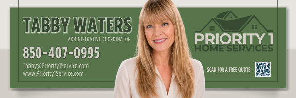 Tabby Waters, Service Operations Coordinator at Priority 1 Home Services in Pensacola Florida