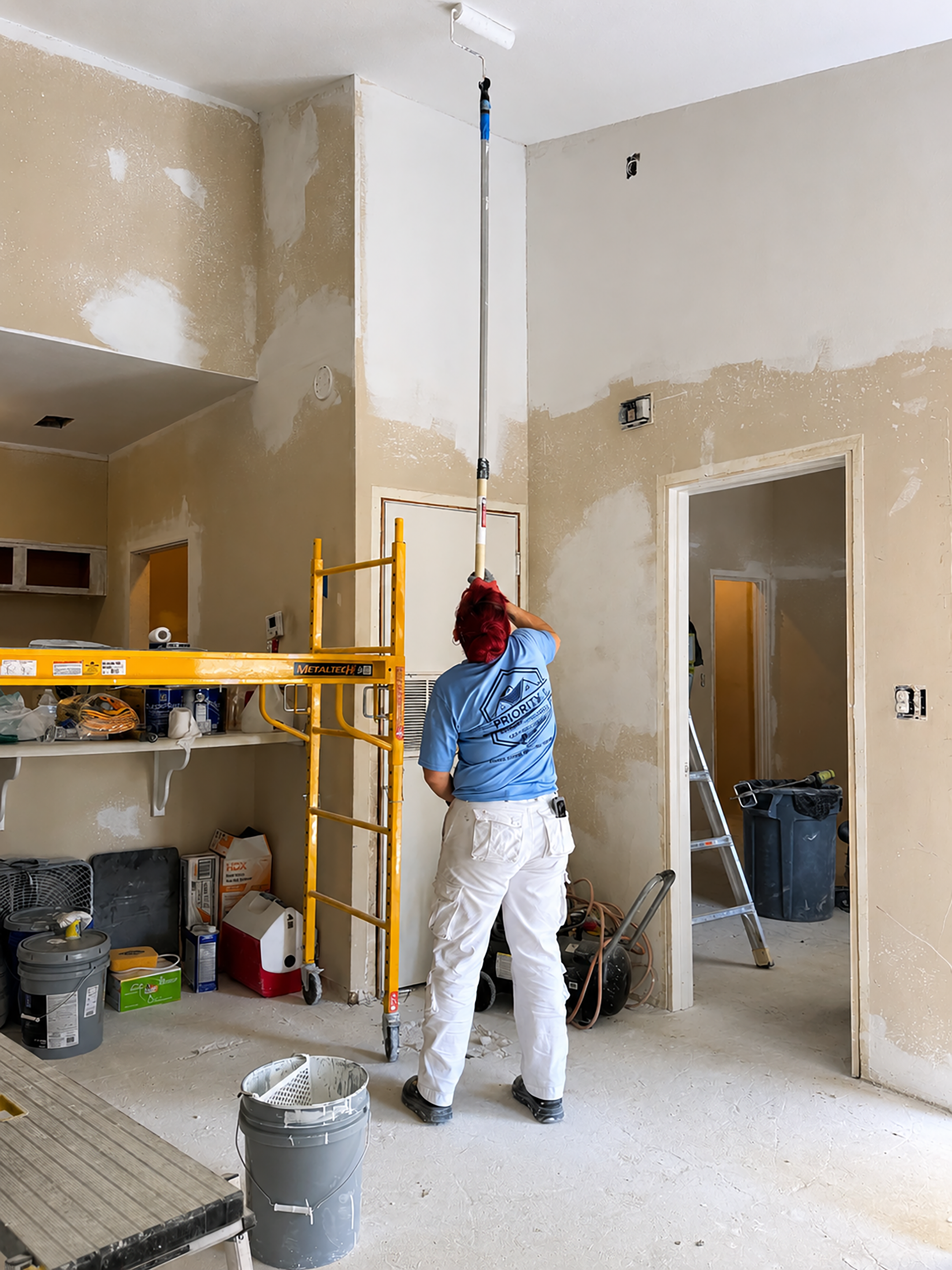 Why Painting After Popcorn Ceiling Removal Matters