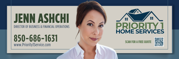 Jenn Ashchi, Director of Business and Financial Operations at Priority 1 Home Services in Pensacola Florida