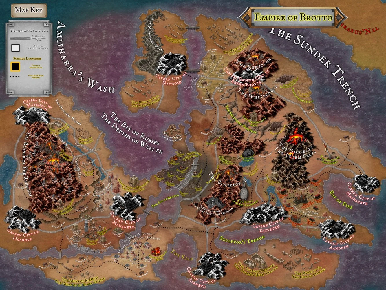 The Brottoan Empire - The Surface