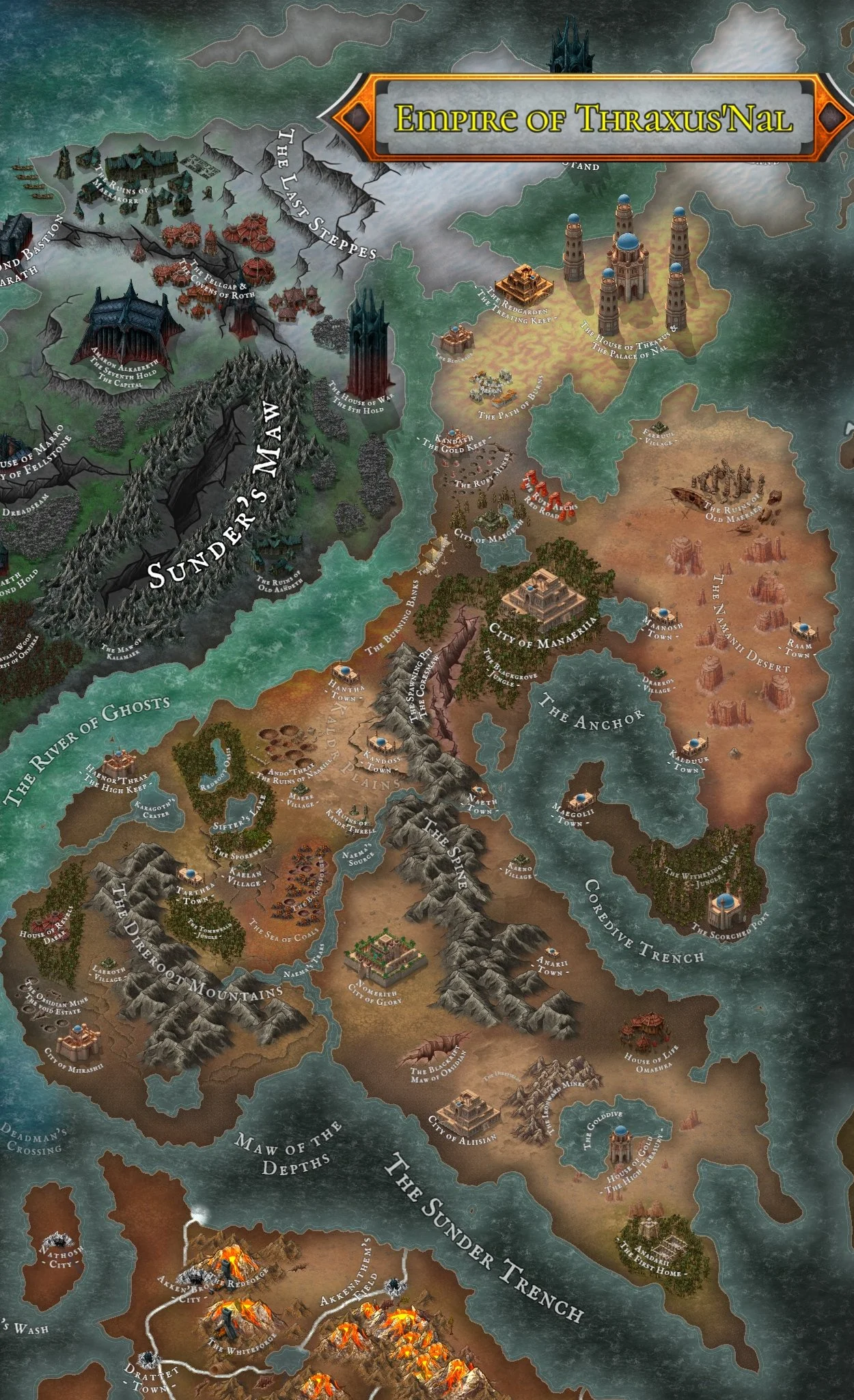 The Thraxuuan Empire - The Surface