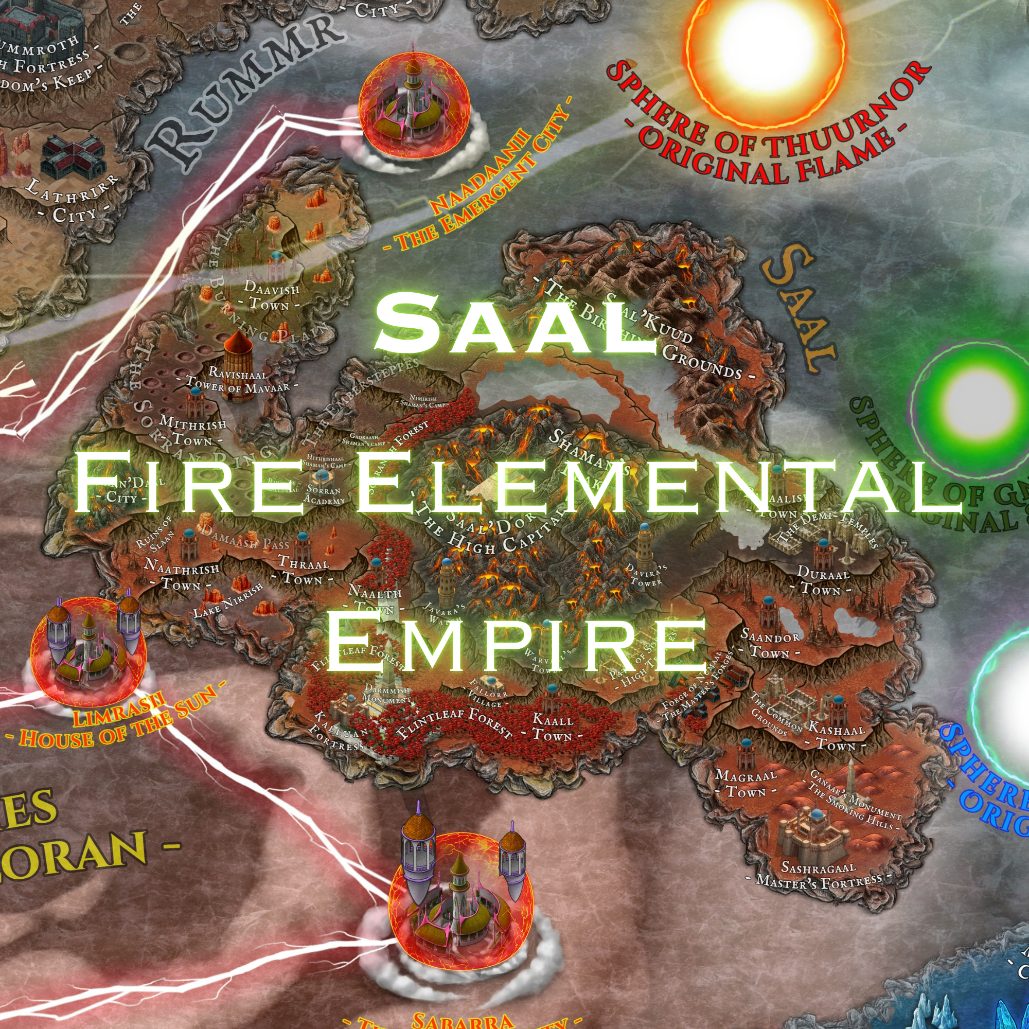 Saalarite Empire - Fire Elemenal Empire