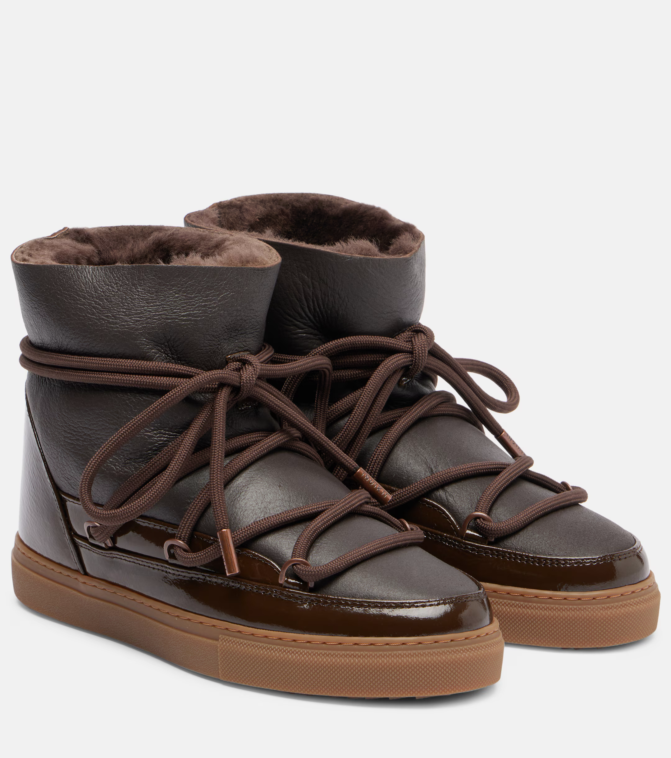 Glossy Brown Boot -- INUIKII