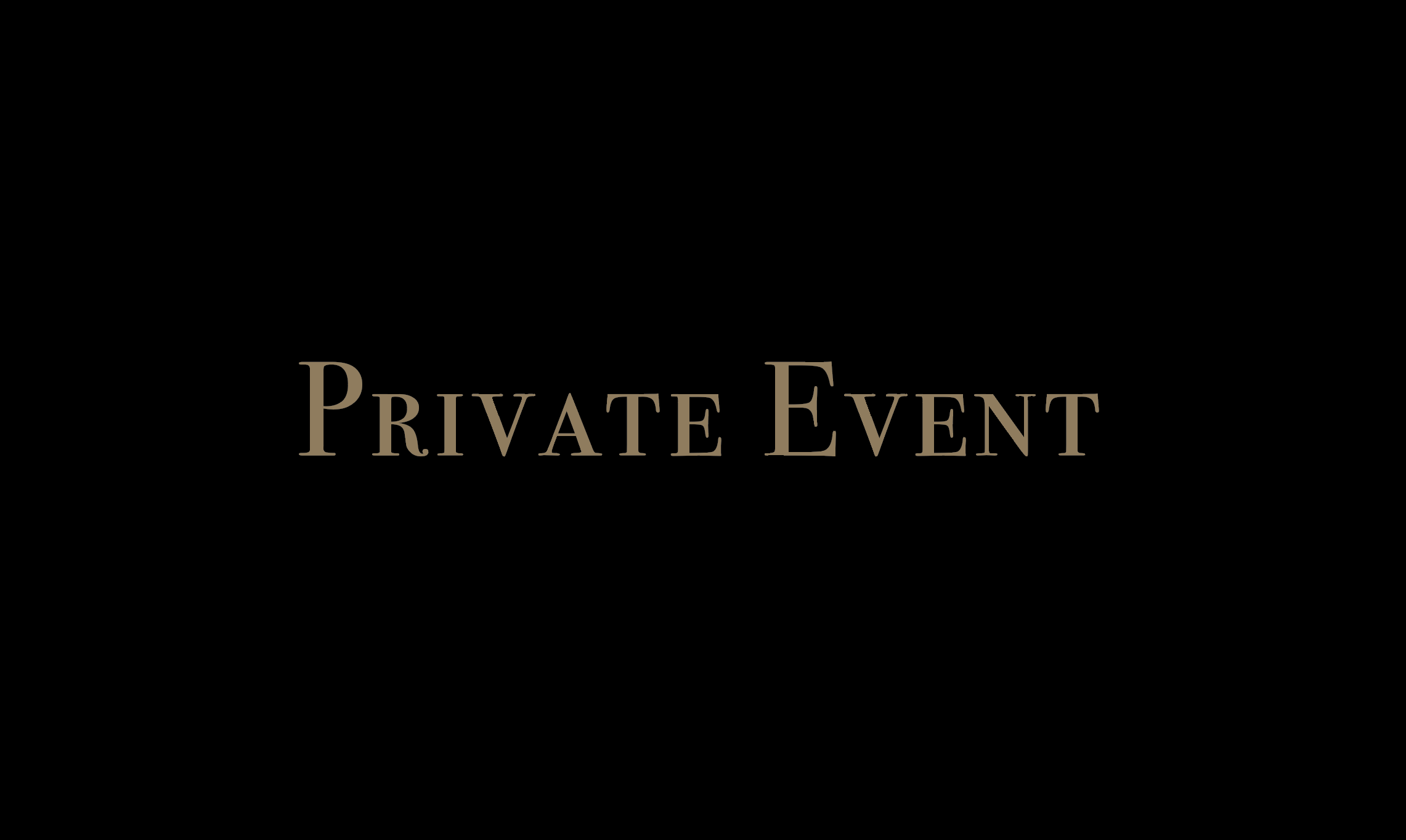 Private Event in Great Room