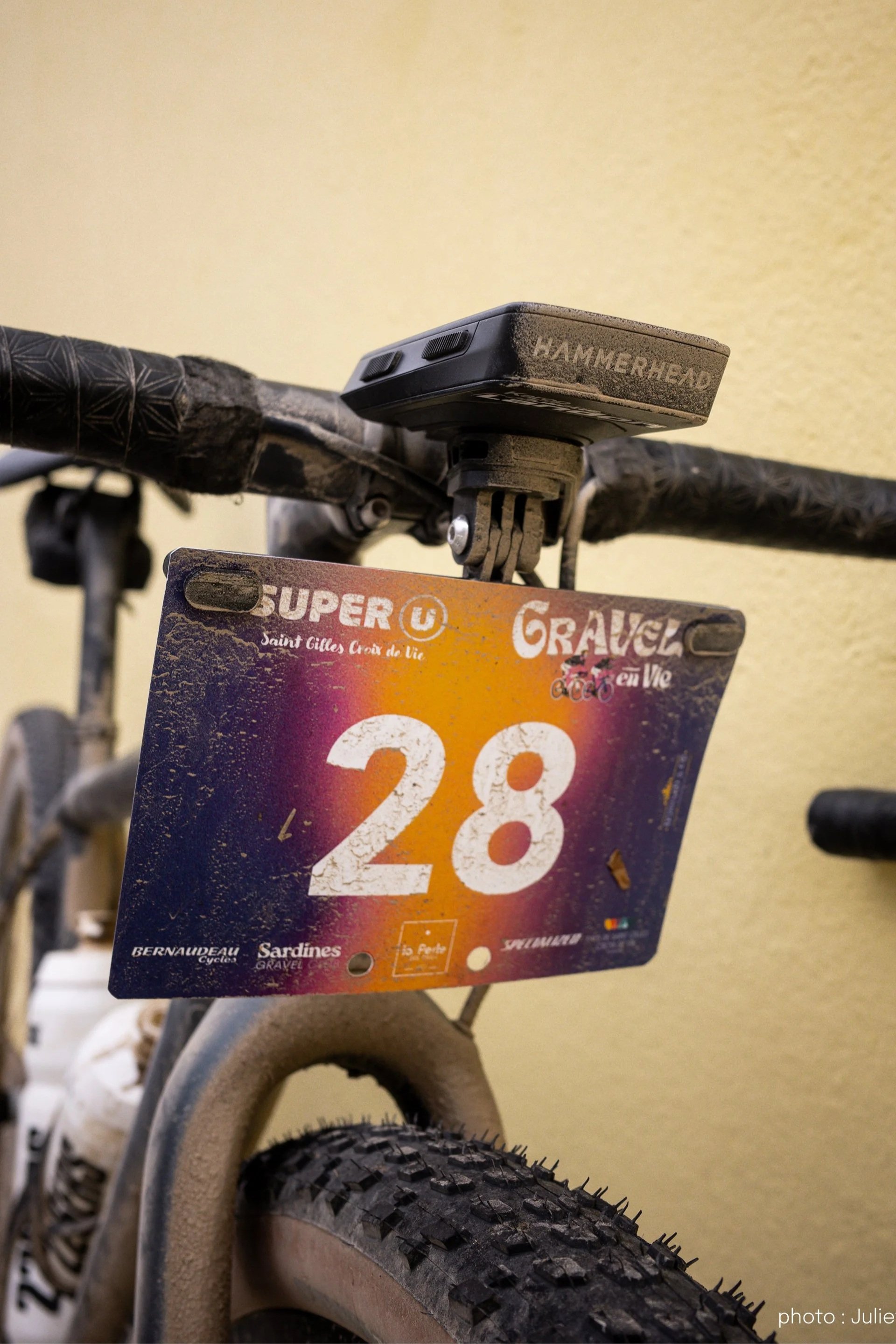 SOLVY.BIKE - support de plaque de cadre aéro pour course cyclosportive gravel