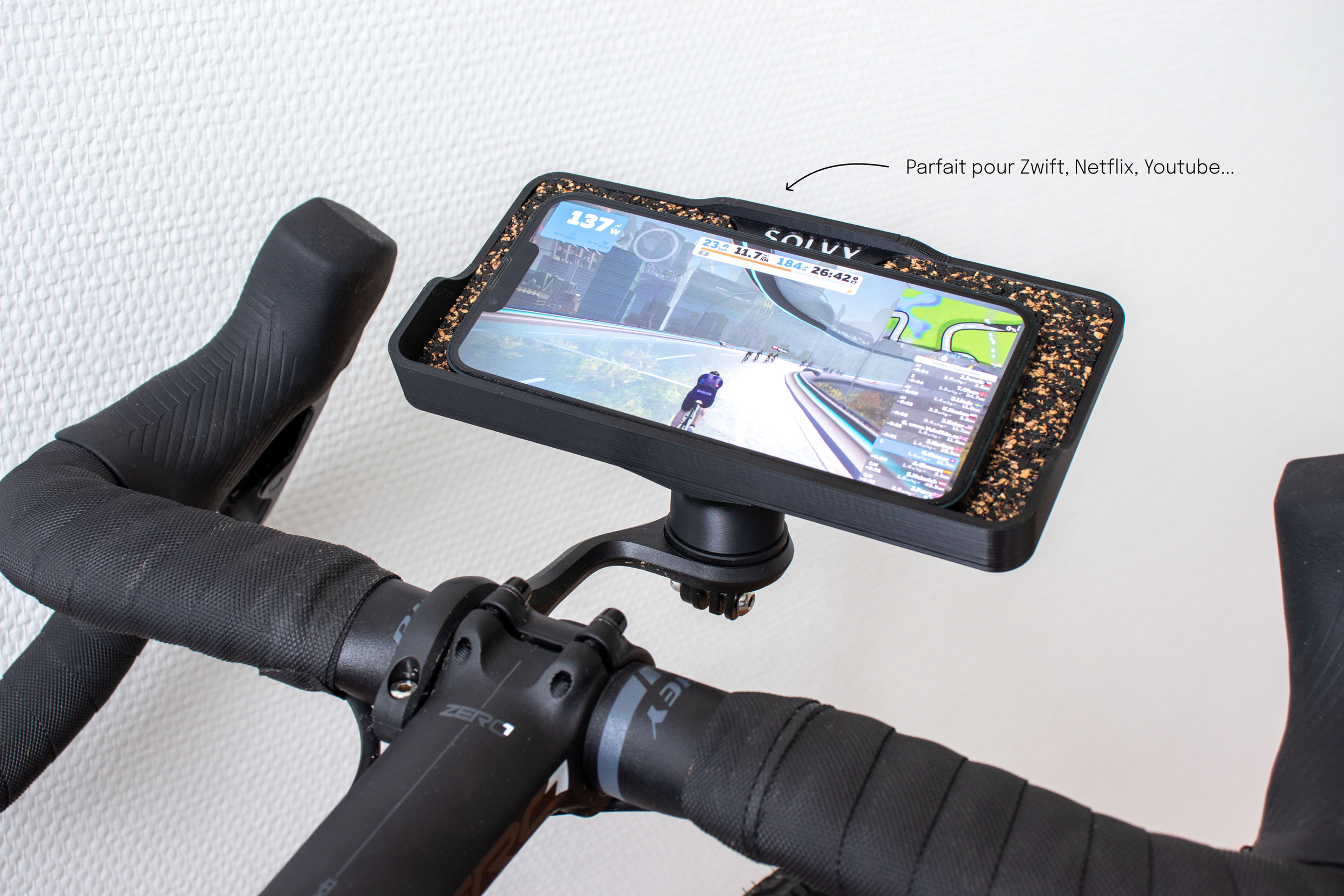 Support de téléphone pour Home Trainer (compatible Garmin, Wahoo, Zwift...)