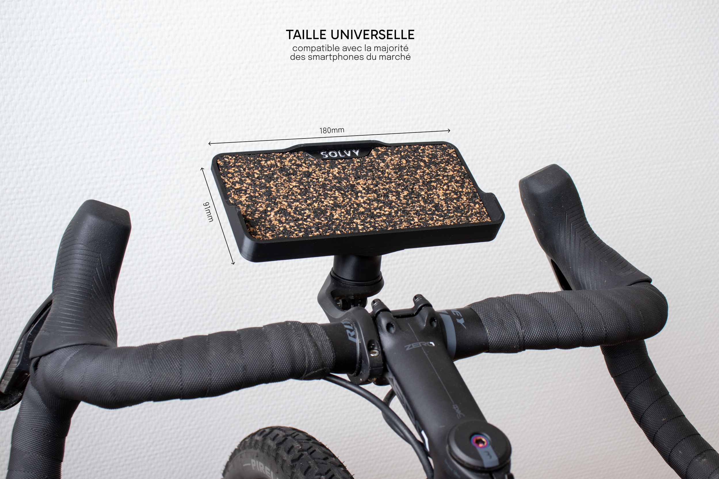 Support de téléphone Home Trainer - Zwift Wahoo Garmin Rouvy MyWhoosh - vélo - SOLVY BIKE