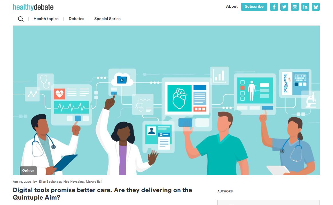 Digital tools promise better care. Are they delivering on the Quintuple Aim?