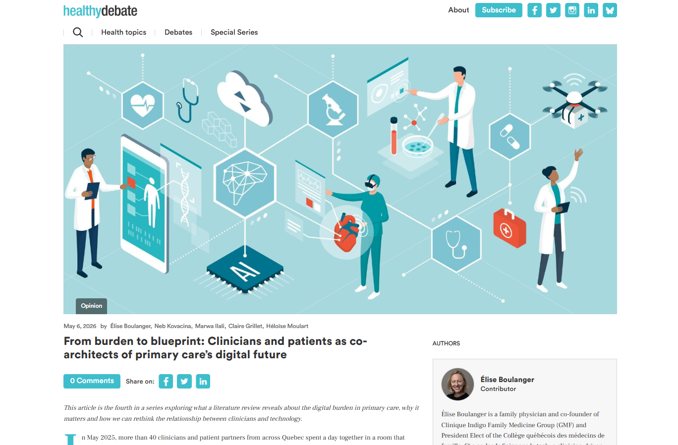 From burden to blueprint: Clinicians and patients as co-architects of primary care’s digital future&nbsp;