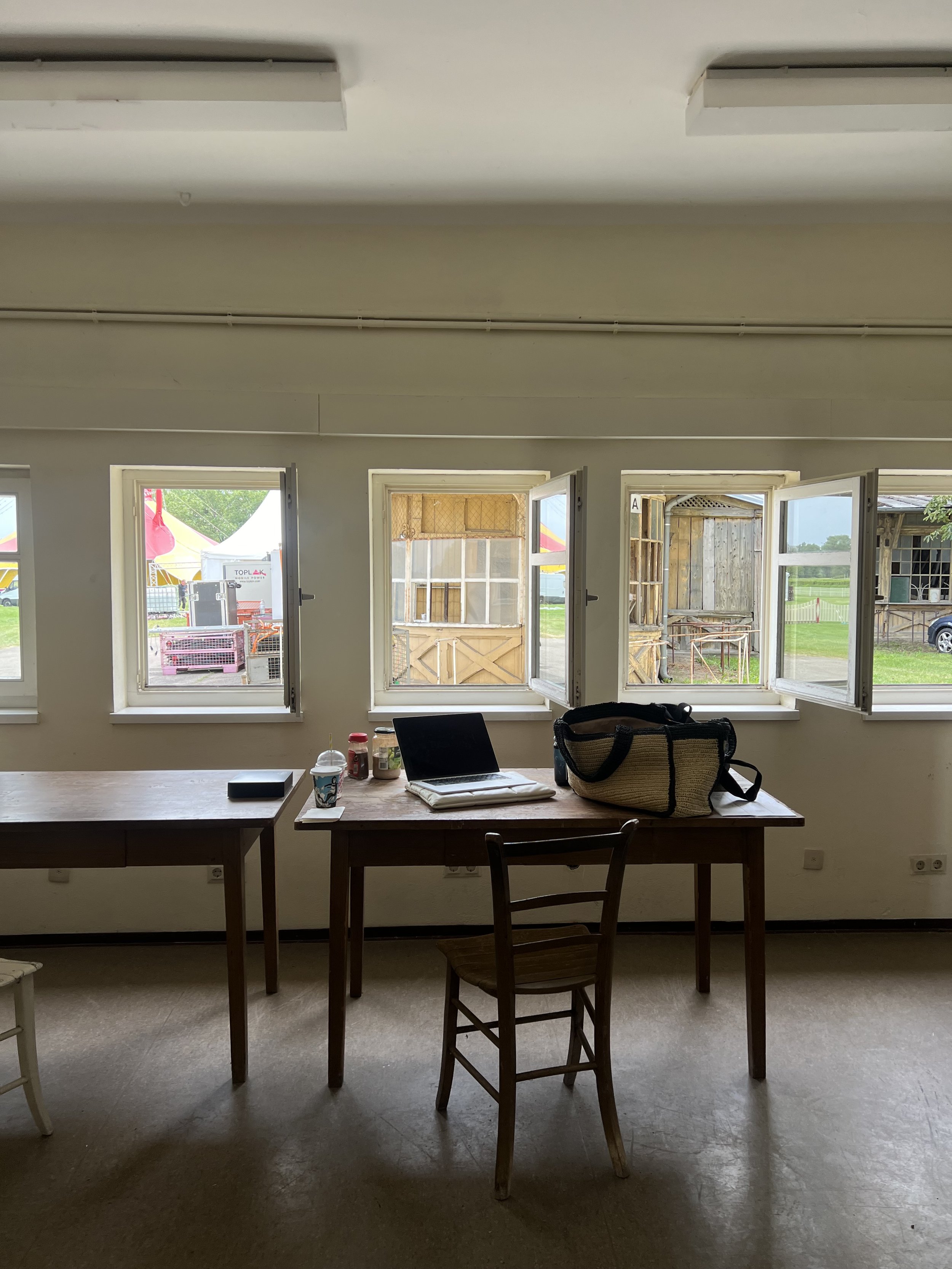 MY OFFICE WITHIN THE LOCATION FOR ONE WEEK 