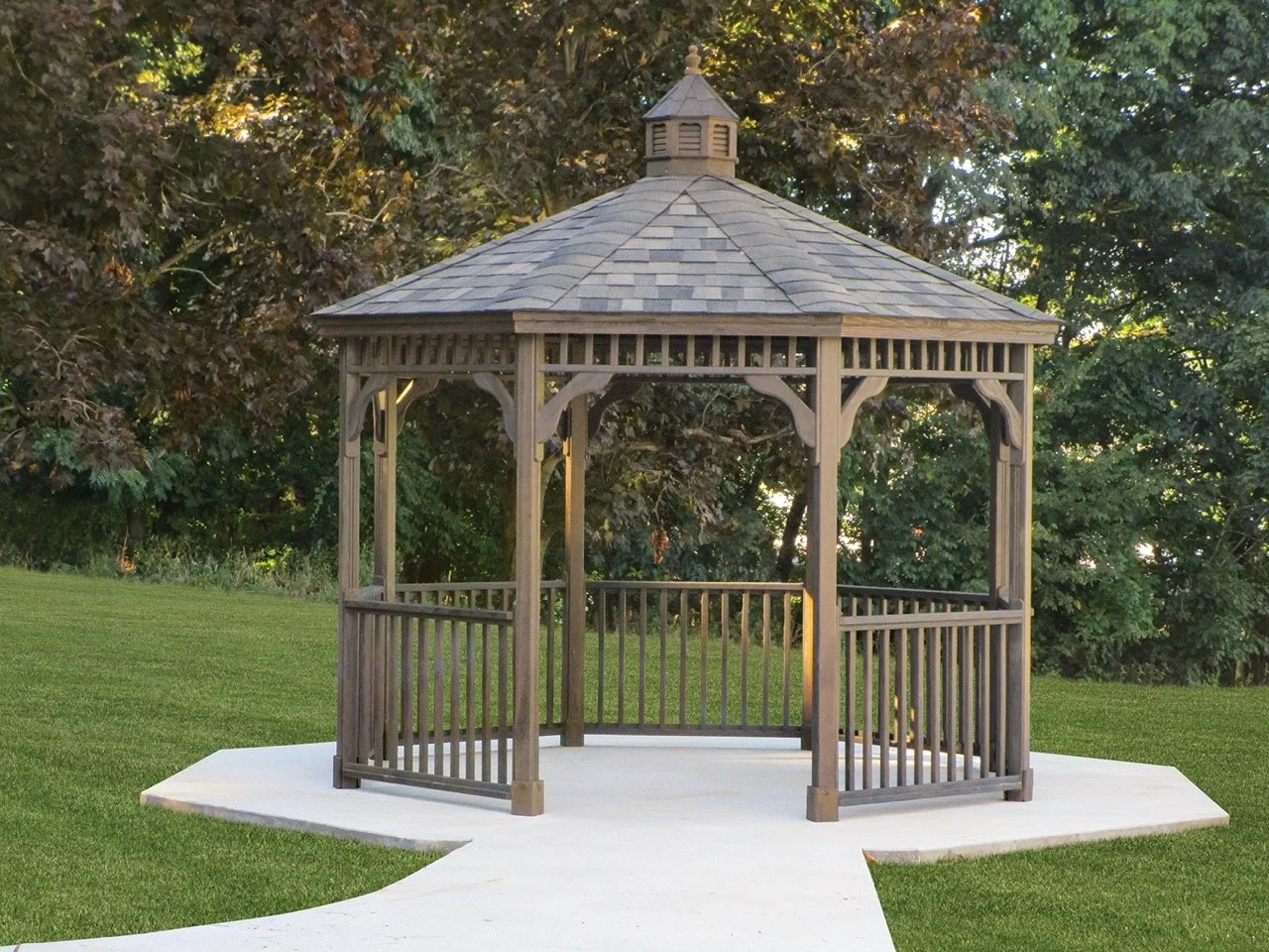12' Wood Octagon Gazebo - Classic