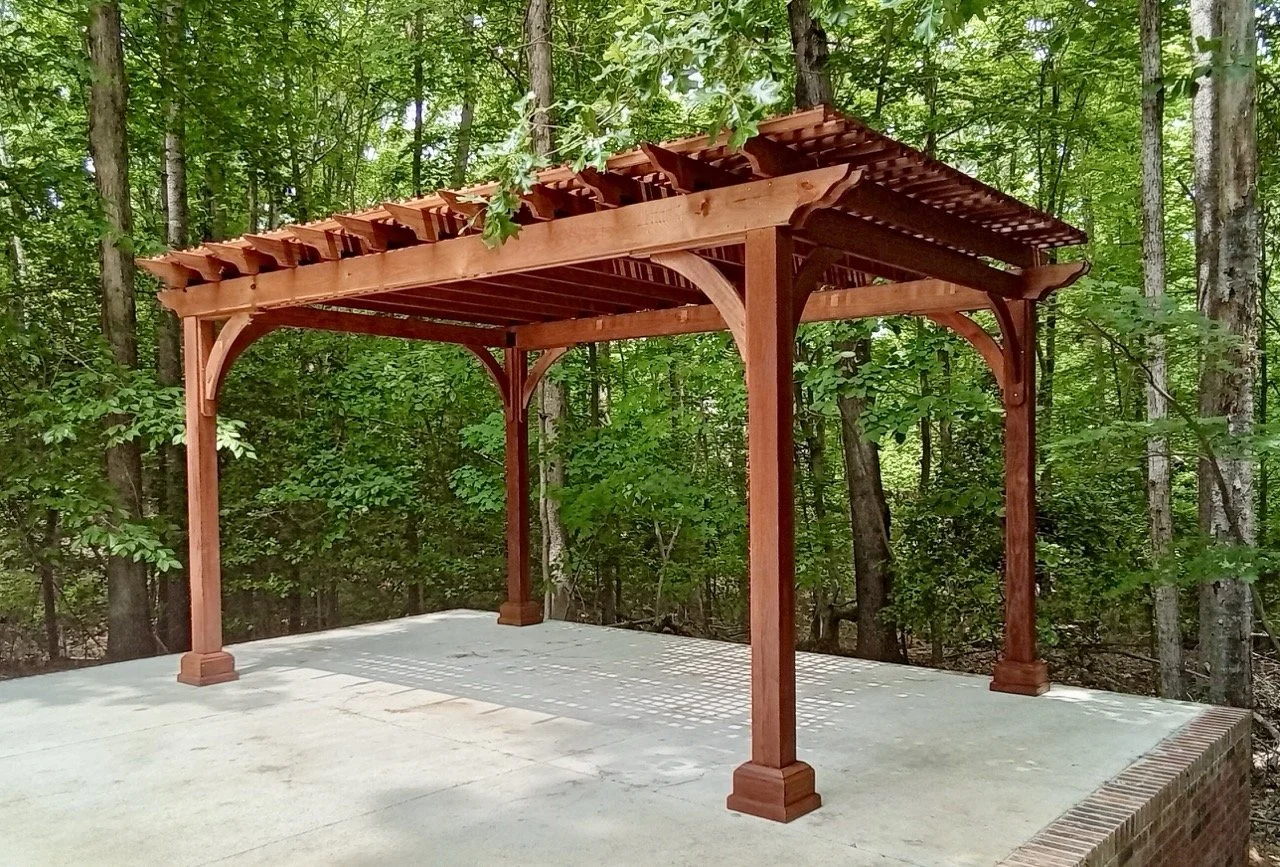 10x14 Elegant Wood Pergola