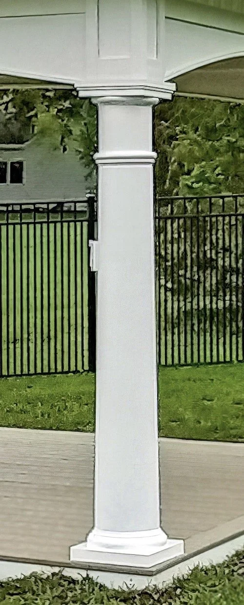 10" Tapered Vinyl Column